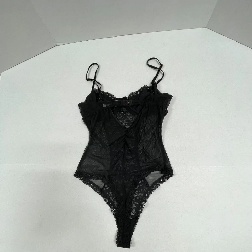 Victoria‎ Secret Black Bodysuit 34B -In Bag.